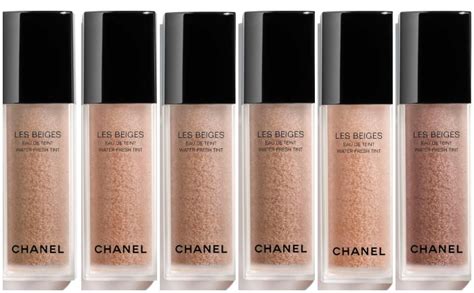 chanel water fresh foundation|chanel les beiges moisturizing tint.